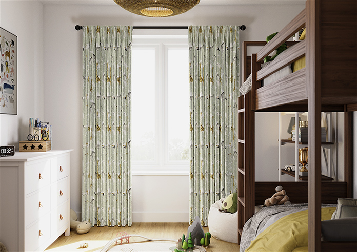 Wild Thing, Sage - Made to Measure Curtains - Image 3